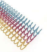 10 bucăți diametru 12 mm plastic spirală de legare cu foi libere 34 găuri pas 3:1 colorat un singur arc spiralat pentru liere A4 notebook