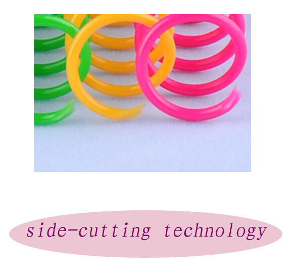 10 bucăți diametru 12 mm plastic spirală de legare cu foi libere 34 găuri pas 3:1 colorat un singur arc spiralat pentru liere A4 notebook