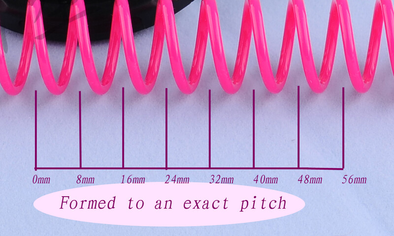 10 bucăți diametru 12 mm plastic spirală de legare cu foi libere 34 găuri pas 3:1 colorat un singur arc spiralat pentru liere A4 notebook