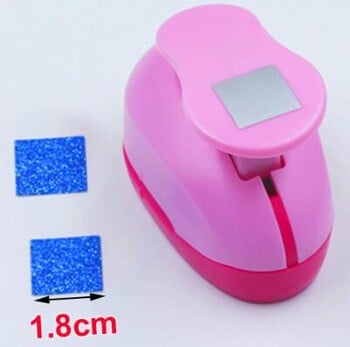 Τετράγωνο τρίγωνο Geometry Craft Hole Punch Set Παιδικό Εγχειρίδιο DIY Hole punches Λεύκωμα DIY Paper Cutter