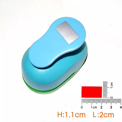 Kvadratinis trikampis geometrijos rankdarbių skylučių rinkinys vaikams, rankinis „pasidaryk pats“ skylių štampavimo iškarpų knyga „pasidaryk pats“ popieriaus pjaustytuvas