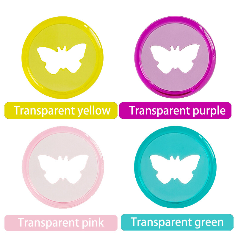 50 vnt. plastikinis permatomas grybų skylutė nešiojamojo kompiuterio įrišimo diskas 28 mm drugelio žiedinis segtuvas "pasidaryk pats" 360 laipsnių sulankstomas biuro reikmenys