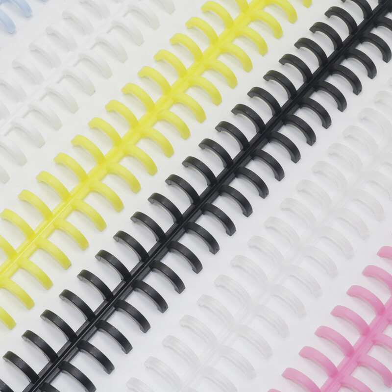 10 бр. Кръгове с 30 дупки Пръстен за подвързване на книги с свободни листа Спирални щипки за подвързване Пръстен за подвързване на перфоратор Пръстен за подвързване на книга, пластмасов пръстен за подвързване