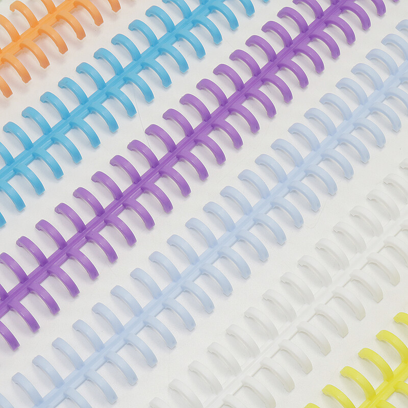10 бр. Кръгове с 30 дупки Пръстен за подвързване на книги с свободни листа Спирални щипки за подвързване Пръстен за подвързване на перфоратор Пръстен за подвързване на книга, пластмасов пръстен за подвързване