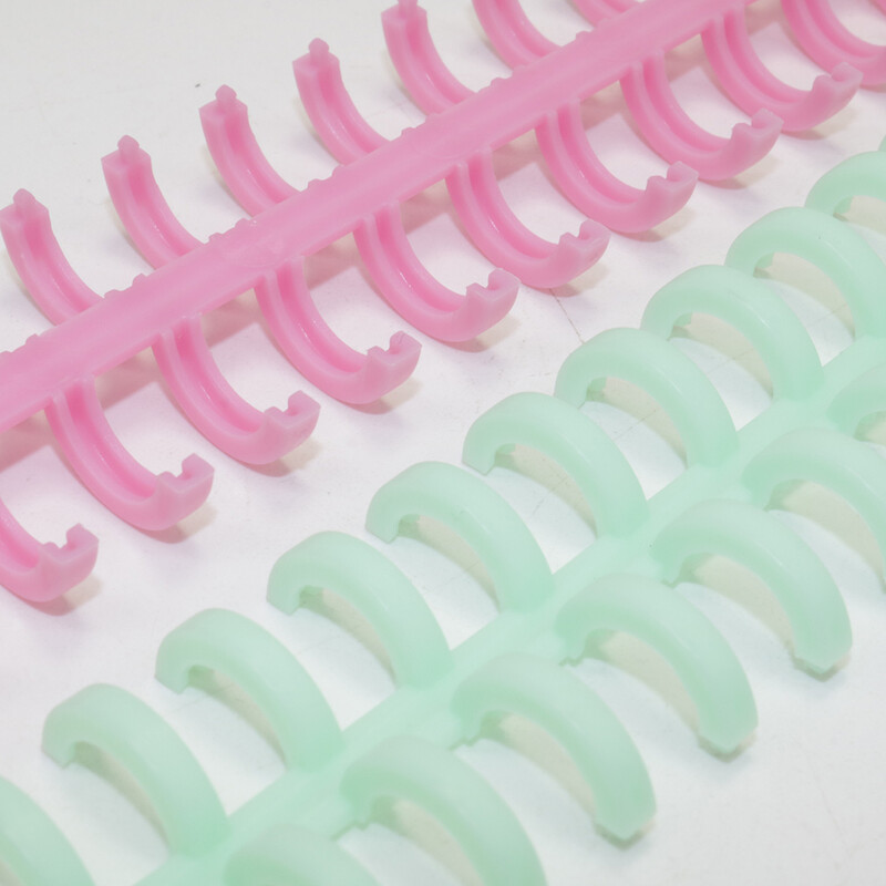 10 бр. Кръгове с 30 дупки Пръстен за подвързване на книги с свободни листа Спирални щипки за подвързване Пръстен за подвързване на перфоратор Пръстен за подвързване на книга, пластмасов пръстен за подвързване