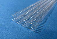 8 tk läbimõõduga 20 mm plastikust spiraalköitmisspiraal lahtise lehe 46 avaga 4:1 ühepoolne vedru A4 sülearvuti köitjatele