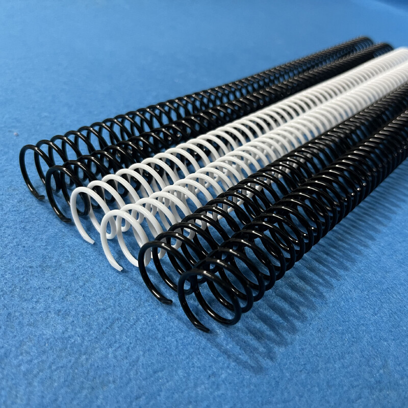 8 tk läbimõõduga 20 mm plastikust spiraalköitmisspiraal lahtise lehe 46 avaga 4:1 ühepoolne vedru A4 sülearvuti köitjatele
