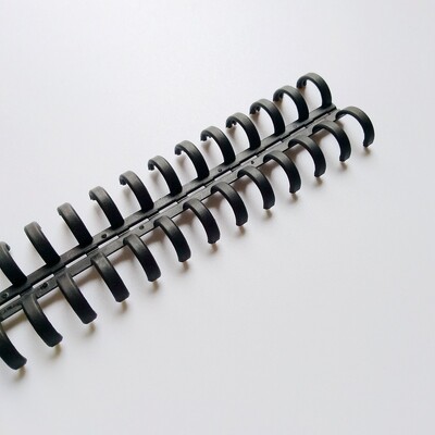 12 mm, 25 rupa, plastični prstenovi za uvezivanje, zavojna opruga, spiralna traka za uvezivanje, prsten za bilježnicu, školski uredski pribor