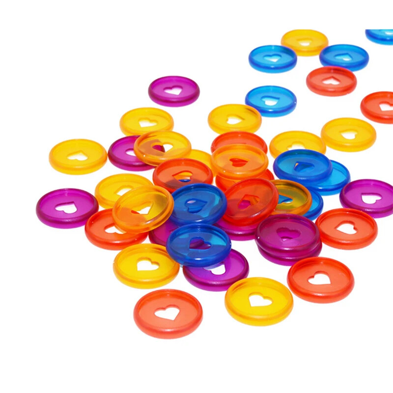 Fromthenon läbipaistvad köitmiskettad Dicbound Planneri südamekujulisele seeneaugule köiterõngad kontoriköitmistarbed