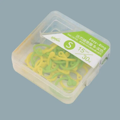 1 кутия Творчески пластмасов многофункционален кръгъл пръстен Офис консумативи за подвързване Албуми Цветни подвързии за книги на свободни листа Обръчи