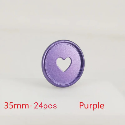 Spalvingi aukštos kokybės 35 mm plastikiniai matiniai įrišimo diskai nešiojamųjų kompiuterių segtuvų žiediniai diskai mygtukų planavimo priemonė segtuvai „pasidaryk pats“ iškarpų albumo priedai