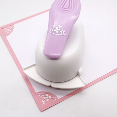 DIY nurgapunch väljalõigete albumi paberi reljeefseadme jaoks Paberi nurgalõikur Väljamõeldud äärispunch Dekoratiivne ääriste augustaja kingitus