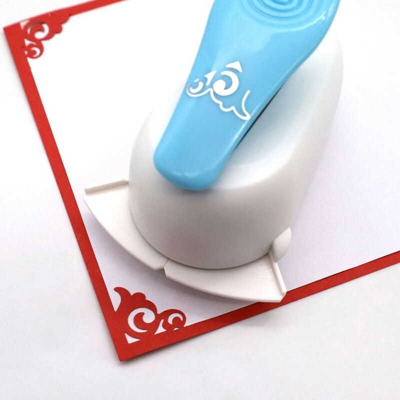 DIY nurgapunch väljalõigete albumi paberi reljeefseadme jaoks Paberi nurgalõikur Väljamõeldud äärispunch Dekoratiivne ääriste augustaja kingitus