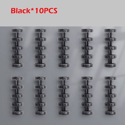 10 bucăți cu 5 găuri, cu inele din plastic, A5/B5, pentru caiete de papetărie