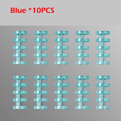 10 bucăți cu 5 găuri, cu inele din plastic, A5/B5, pentru caiete de papetărie