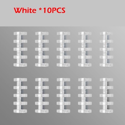 10 bucăți cu 5 găuri, cu inele din plastic, A5/B5, pentru caiete de papetărie