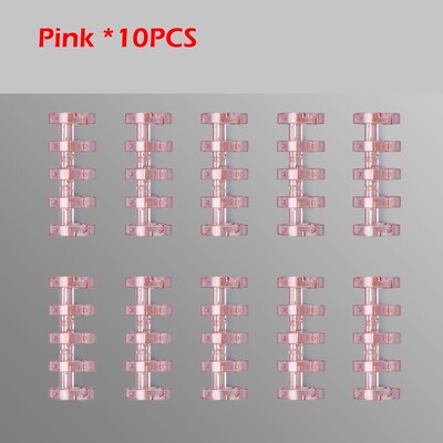 10 bucăți cu 5 găuri, cu inele din plastic, A5/B5, pentru caiete de papetărie