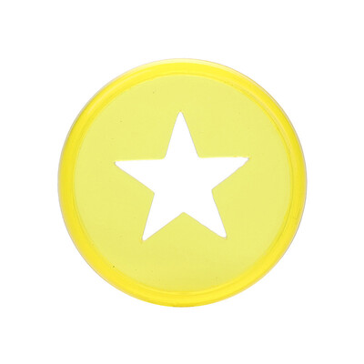 Binder Chest 12 buc 30 MM Star Disc Ciupercă Orificiu Liant Discuri Notebook Discuri cu foi libere din plastic Mini Ring Binder Journal Inele