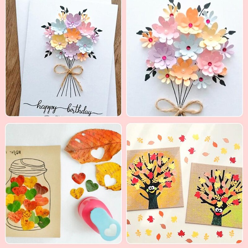 Reljefinis įrenginys Iškarpų albumo rankdarbių svirties perforavimo drugelis/snaigė/meilės širdelė/rožės formos rankų darbo popieriaus perforavimo formos įspaudimas