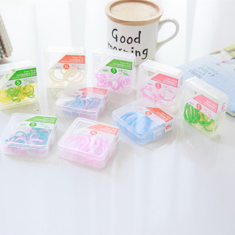 Šarene plastične kružne štipaljke za prstenje DIY albumi Loose Leaf Karike za knjige Obruči za bilježnicu Kružni prsten Privjesci za ključeve Uredski školski pribor