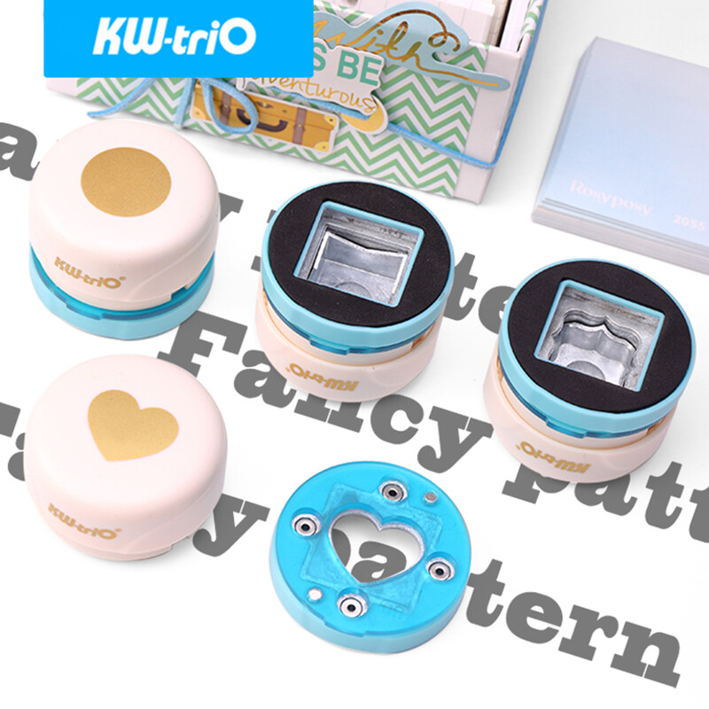 KW-triO käsitöö auguraud Käsitsi valmistatud väljalõigete albumi paberipuncher Scrapbooking Maganetic stantsid Kontoritarvete meisterdamine