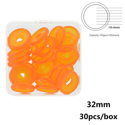 32 mm seeneauguga kettaköitmiskettad köitmisrõngad Macaron Color plastikust rõngas sülearvuti planeerija rõngasköitja köitmistarvikud