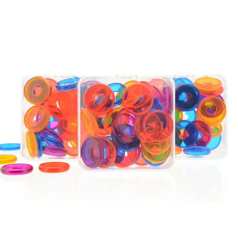 32 mm seeneauguga kettaköitmiskettad köitmisrõngad Macaron Color plastikust rõngas sülearvuti planeerija rõngasköitja köitmistarvikud
