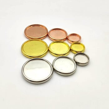 19-35 χιλιοστά Rose Golden Plastic Mushroom δέσιμο πόρπη Notebook Binder Discs Binder Ring Disc for Planner Scrapbooking Accessories