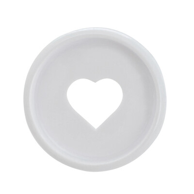 100 τεμ. 24 χιλιοστών τρύπα μανιταριού Δαχτυλίδι με χαλαρά φύλλα Βιβλίο άλμπουμ σημειωματάριων Πλαστικοί δίσκοι Διαφανής καρδιά Macaron έγχρωμος δακτύλιος σχεδιασμού δίσκων