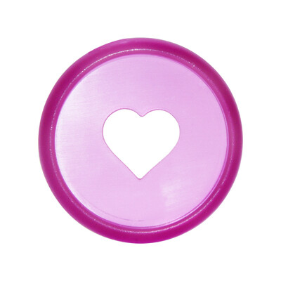 100 τεμ. 24 χιλιοστών τρύπα μανιταριού Δαχτυλίδι με χαλαρά φύλλα Βιβλίο άλμπουμ σημειωματάριων Πλαστικοί δίσκοι Διαφανής καρδιά Macaron έγχρωμος δακτύλιος σχεδιασμού δίσκων