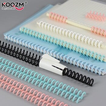 1 τμχ Πλαστικά 30-τρύπες Loose Leaf Binders Ring Binding Spines Cobs 85 Sheets Χωρητικότητα για άλμπουμ σημειωματάριων χαρτιού DIY