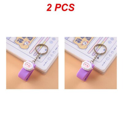 Crtani slatki mini klamerica Prijenosni br. 10 Klamerica Alati za uvez Uredski pribor Školski organizator kartoteka Pribor Push Clip