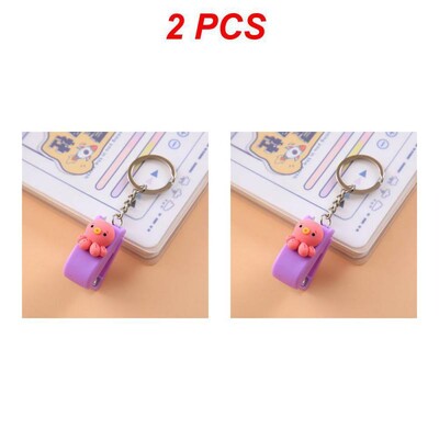 Crtani slatki mini klamerica Prijenosni br. 10 Klamerica Alati za uvez Uredski pribor Školski organizator kartoteka Pribor Push Clip