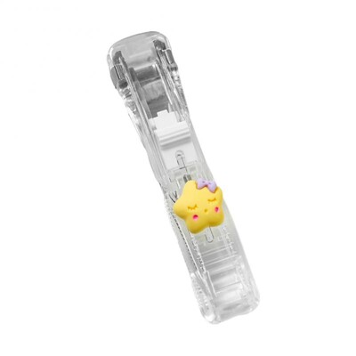 Mini clemă de mână reutilizabilă fără urme Capsator cu împingere fișier pentru cărți de hârtie, birou, școală, legare pentru elevi, instrumente de legare, accesorii
