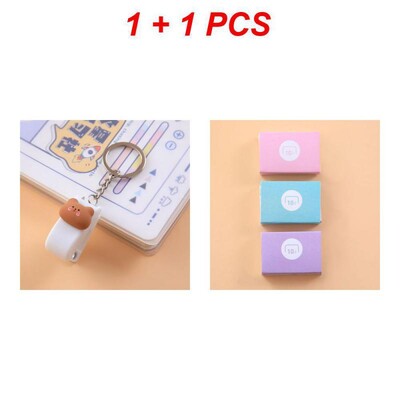 1/2PC Crtani slatki mini klamerica Prijenosni No.10 Staples Alati za uvez Uredski pribor Školski organizator kartoteka Pribor Push Clip