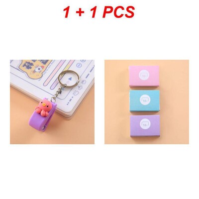 1/2PC Crtani slatki mini klamerica Prijenosni No.10 Staples Alati za uvez Uredski pribor Školski organizator kartoteka Pribor Push Clip