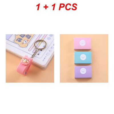 1/2PC Crtani slatki mini klamerica Prijenosni No.10 Staples Alati za uvez Uredski pribor Školski organizator kartoteka Pribor Push Clip