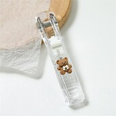 Mini clemă de mână reutilizabilă fără urme Capsator cu împingere fișier pentru cărți de hârtie, birou, școală, legare pentru elevi, instrumente de legare, accesorii