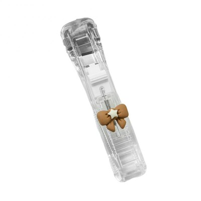 Mini clemă de mână reutilizabilă fără urme Capsator cu împingere fișier pentru cărți de hârtie, birou, școală, legare pentru elevi, instrumente de legare, accesorii