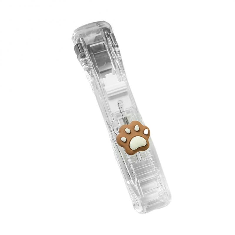 Mini clemă de mână reutilizabilă fără urme Capsator cu împingere fișier pentru cărți de hârtie, birou, școală, legare pentru elevi, instrumente de legare, accesorii