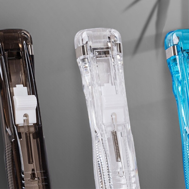 Ručni dozator spajalica za papir Kapacitet 40-50 listova Uvez bez oštećenja, metalne stezaljke za papir za višekratnu upotrebu Stezaljka za fascikle