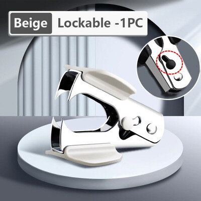 Kaasaskantav tööjõudu säästev klambrieemaldaja klammerdaja eemaldamise masin koos ohutu lukuga naelte väljatõmbeseadmega kontoritarbed