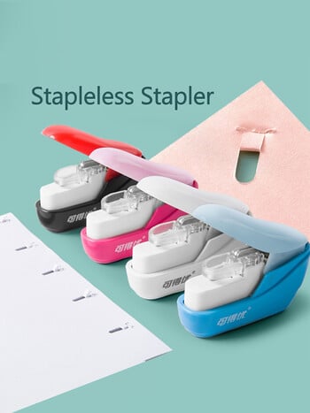 Βιβλίο Paper Stapling Mini Portable Stapleless Συρραπτικό Σχολικά είδη γραφείου