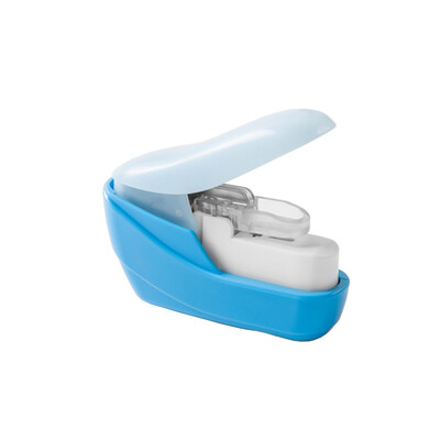 Capsare hârtie de carte Mini capsator portabil fără capse Rechizite de birou pentru școală