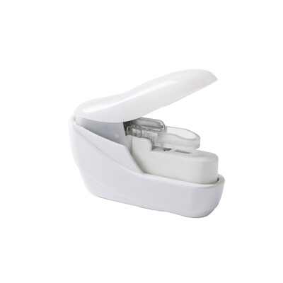 Capsare hârtie de carte Mini capsator portabil fără capse Rechizite de birou pentru școală