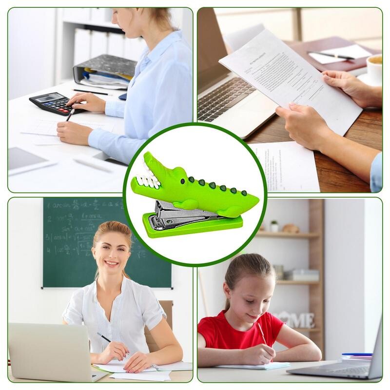 Забавен телбод Естетичен крокодил и динозавър Творчески телбод Компактен телбод за пътуване за бюро Преносим телбод Канцеларски материали