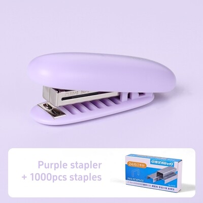 Mini školjkasta sklopiva klamerica, prijenosna veličina, vezivo u boji, 24/6 standardne klamerice, alati za uredsko uvezivanje, škola A7019