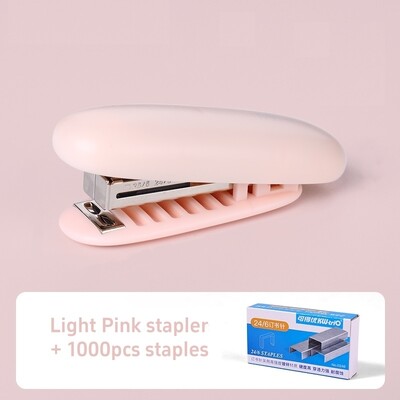 Mini školjkasta sklopiva klamerica, prijenosna veličina, vezivo u boji, 24/6 standardne klamerice, alati za uredsko uvezivanje, škola A7019