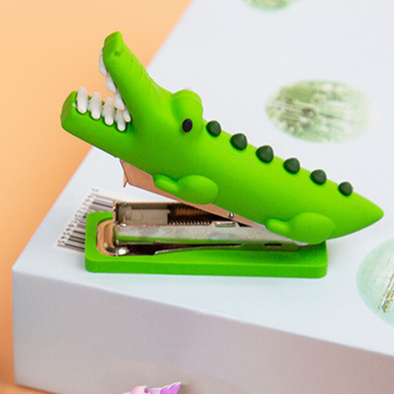Krokodil Studenti Klamerica za višekratnu upotrebu Slatka životinja Smiješni stol Poratble Mini ručni dječji školski pribor Uredski pribor
