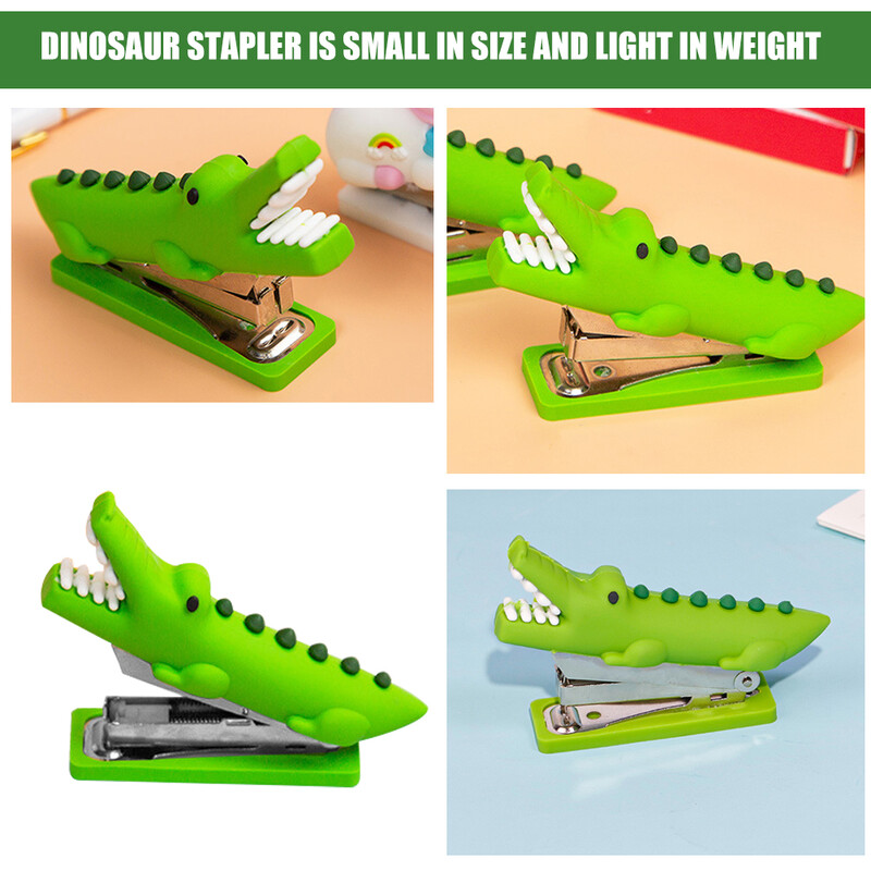 Krokodil Studenti Klamerica za višekratnu upotrebu Slatka životinja Smiješni stol Poratble Mini ručni dječji školski pribor Uredski pribor